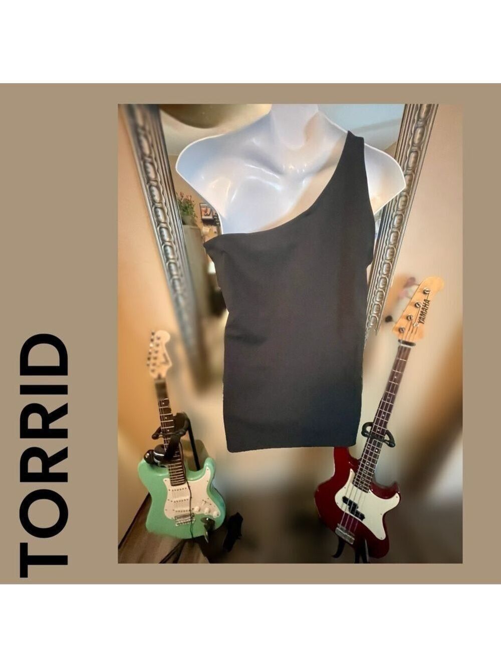 Torrid Sculpting Knit One Shoulder Tank in 3X 22/24 NWT - Picture 8 of 17